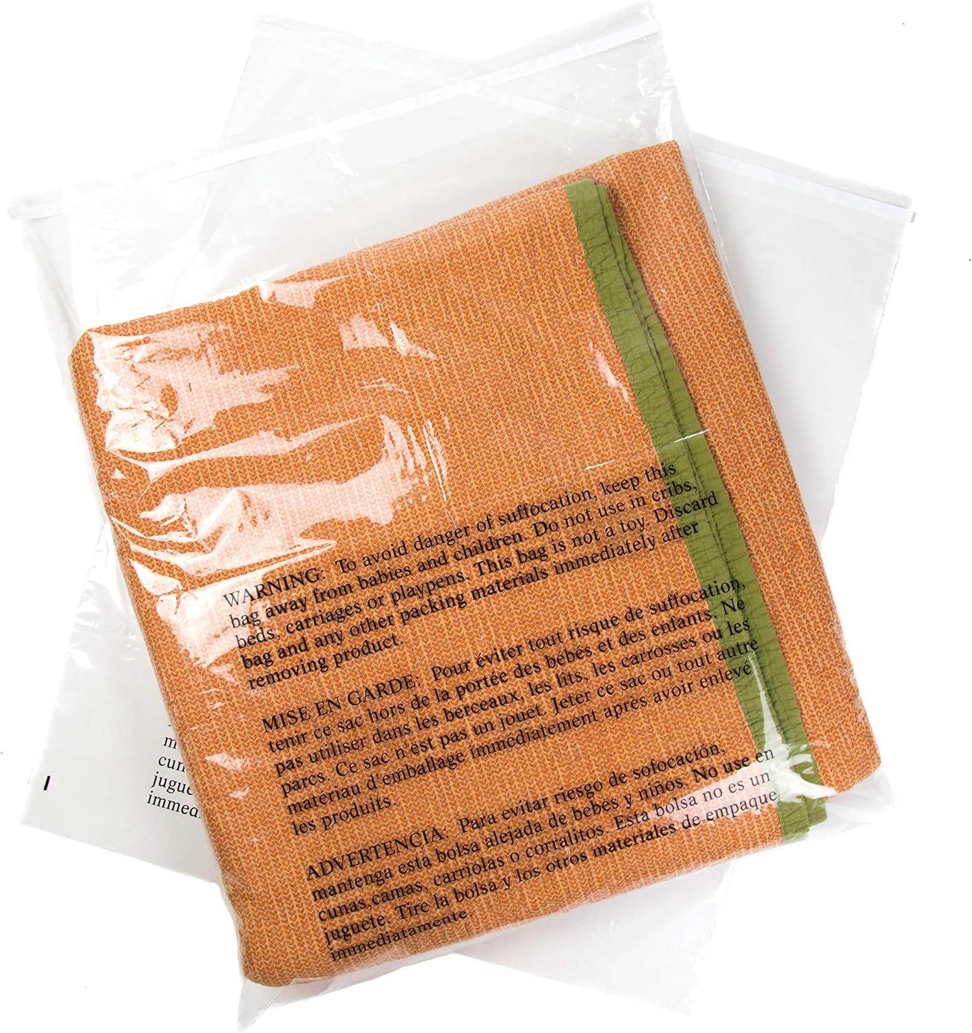 Poly Bags with Suffocation Warning - 24x28 Extra Strong Seal
