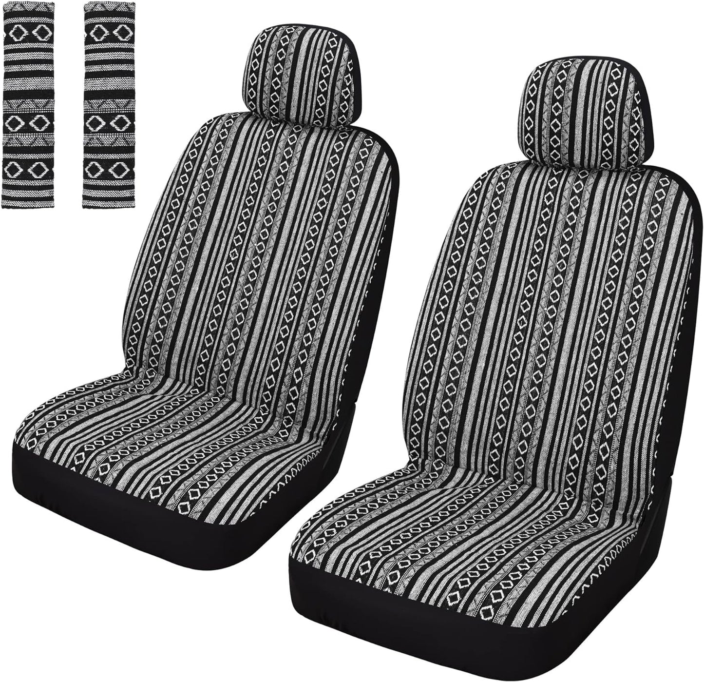 Pariitadin Baja Saddle Blanket Car Seat Covers - Stylish & Airbag Compatible