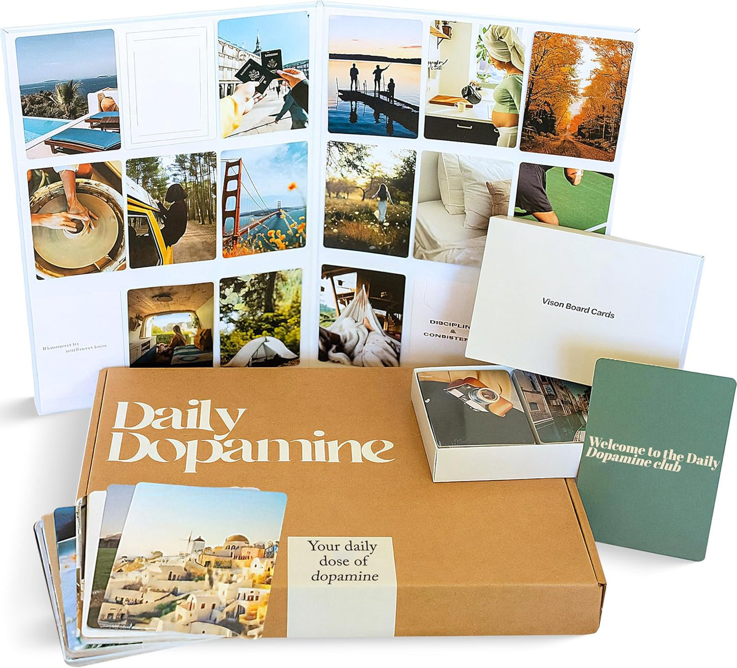 Daily Dopamine Vision Board Kit for Goal Setting and Inspiration