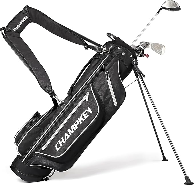 CHAMPKEY Lightweight Golf Stand Bag for Driving Range & Courses