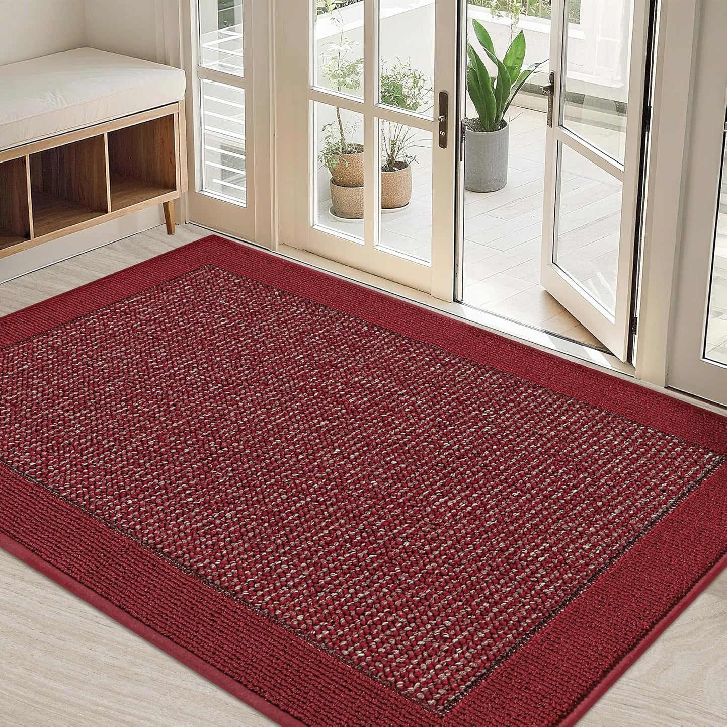 BEQHAUSE Indoor Door Mat 32in x 48in, Non-Slip Entryway Rug