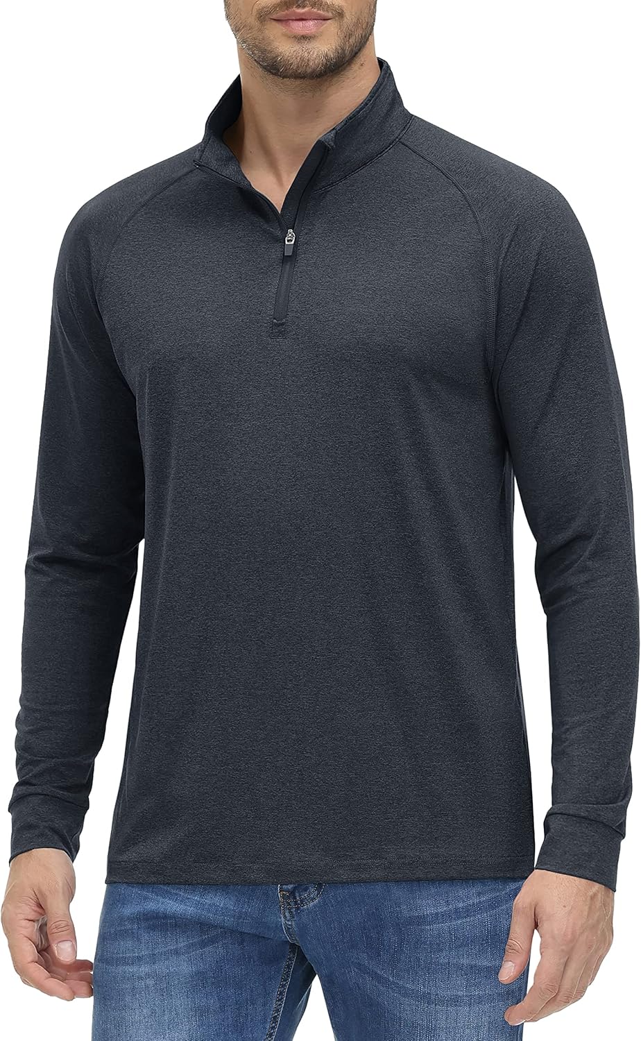 Sun-Protective Lightweight Men's 1/4 Zip Shirt