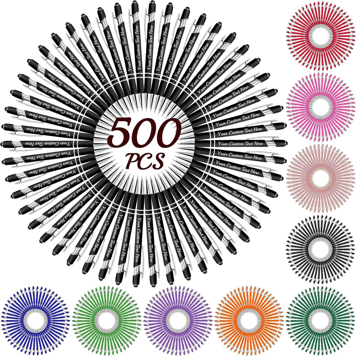 500 Personalized Custom Pens for Engraving and Gifts