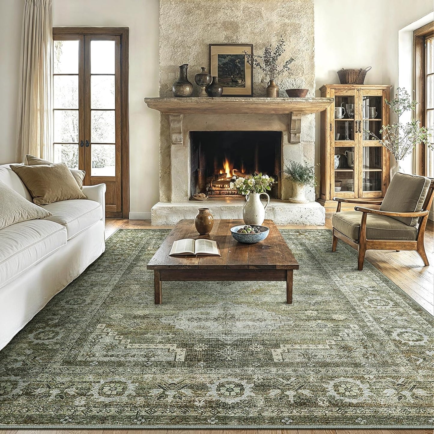 Modern Boho 9x12 Area Rugs for Living Room and Bedroom
