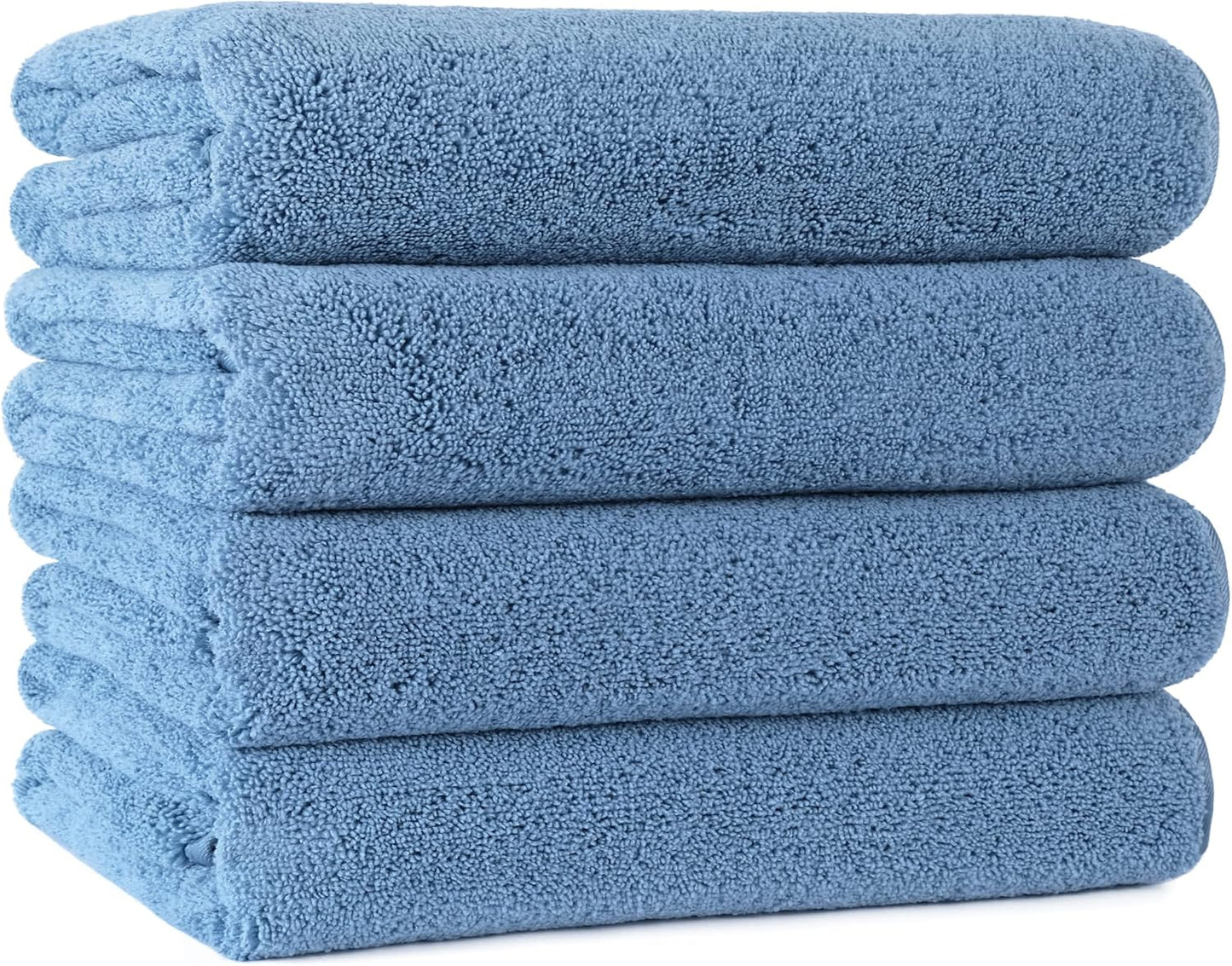 Quick Dry Microfiber Bath Towel Set, Pack of 4
