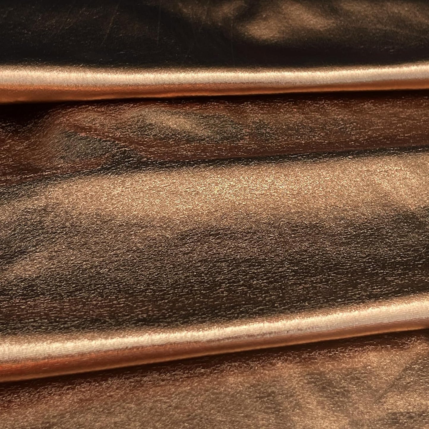 Mocha Polyester Fabric with Metallic Foil for Dancewear & Costumes