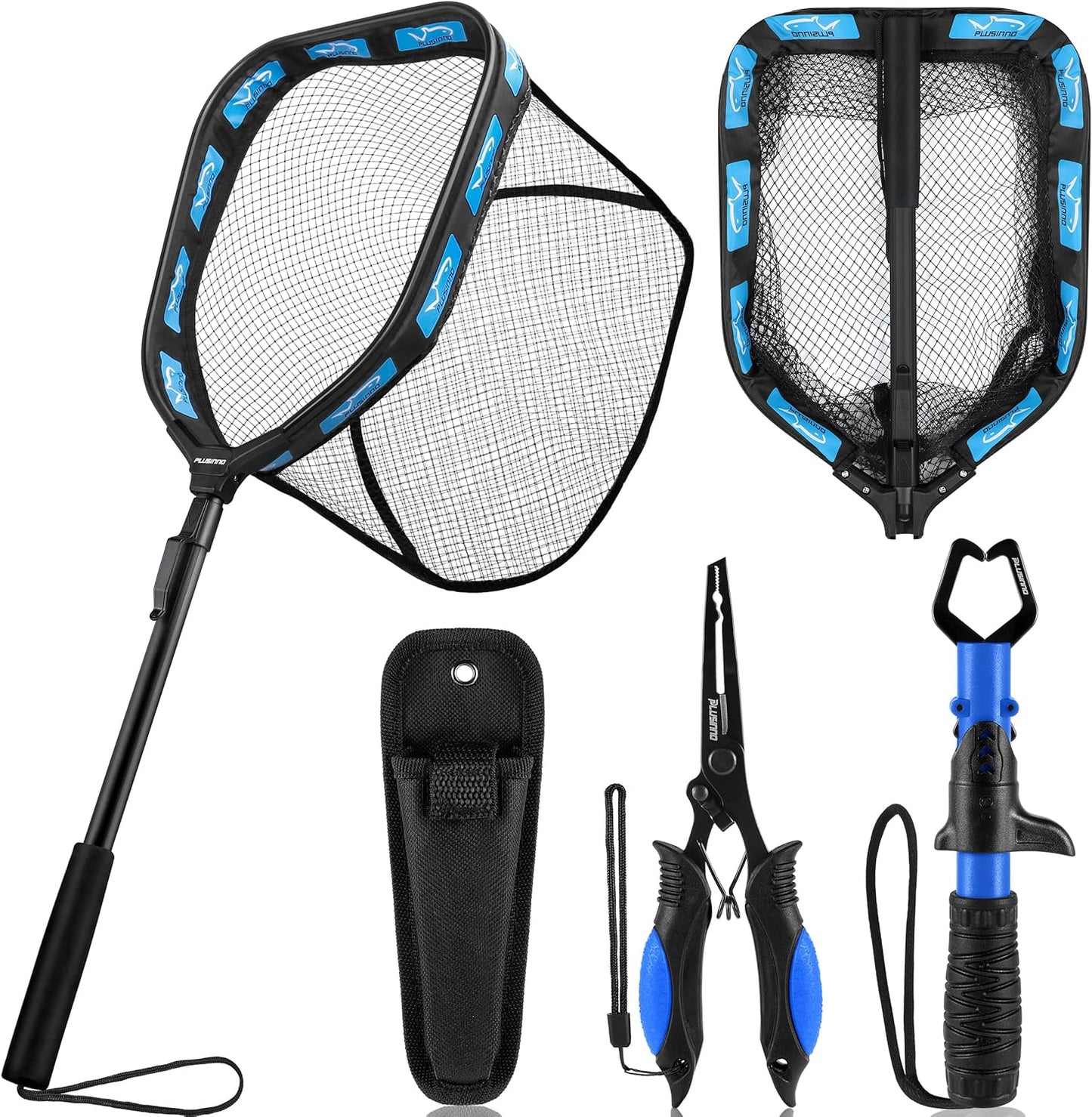 PLUSINNO Floating Fishing Net for Easy Catch & Release Fishing