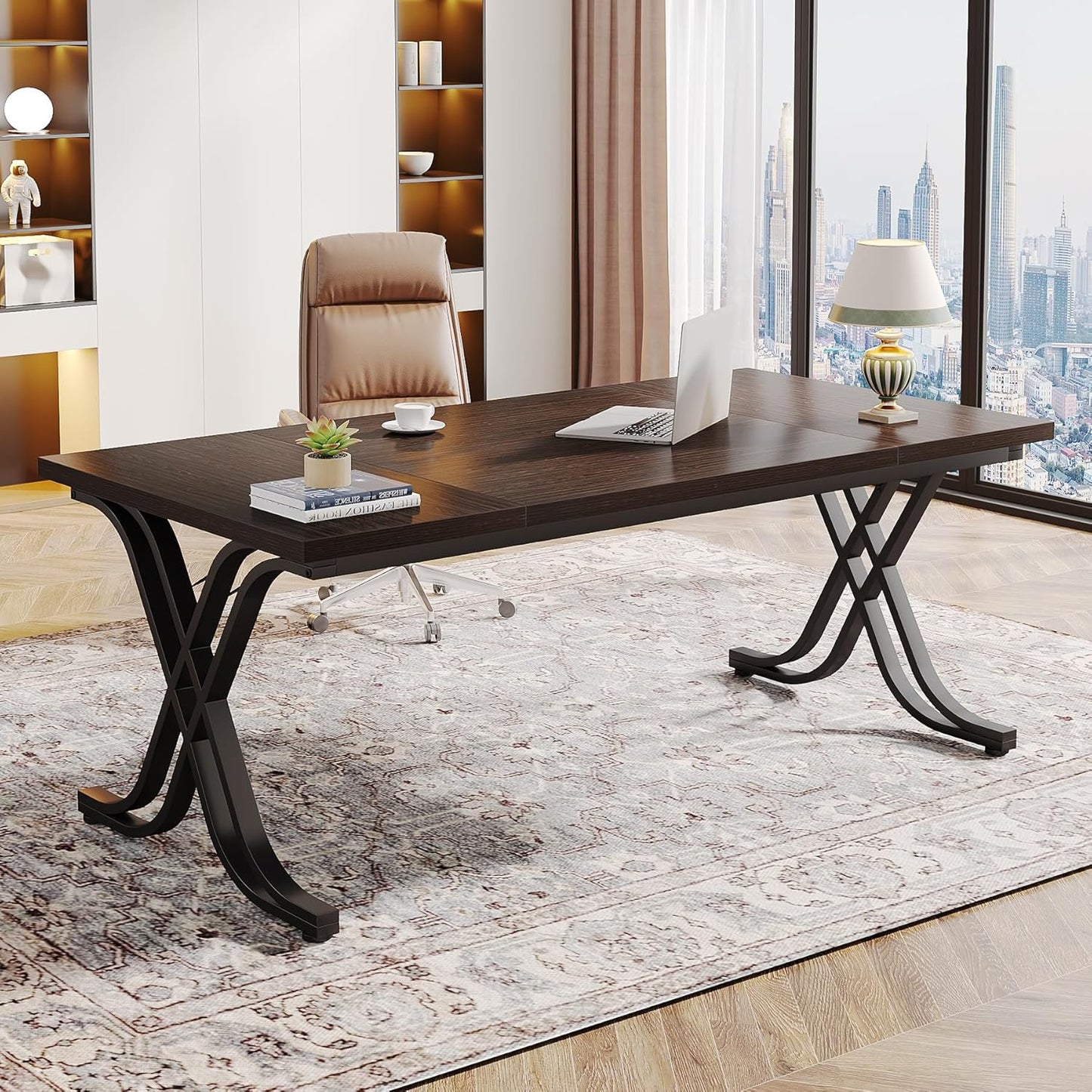Tribesigns 63 Inch Executive Desk - Spacious Workspace