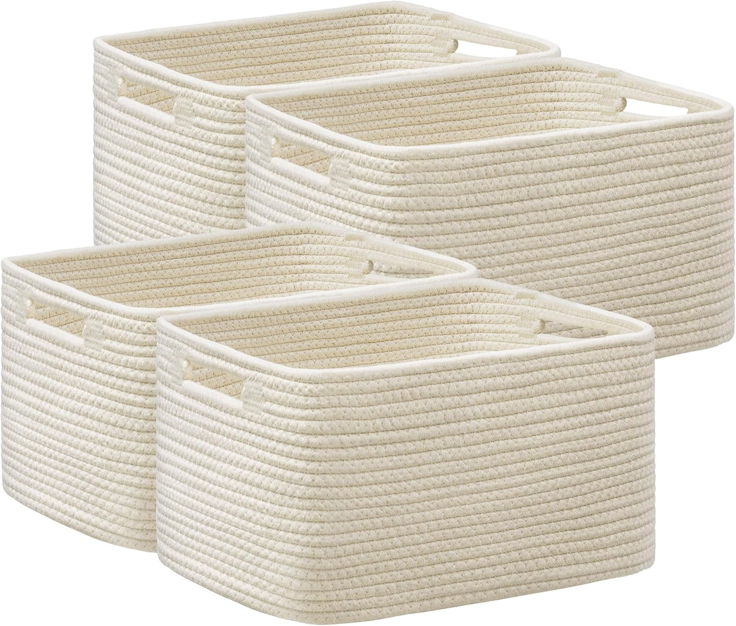 UBBCARE 4 Pack Storage Basket for Organizing Your Home