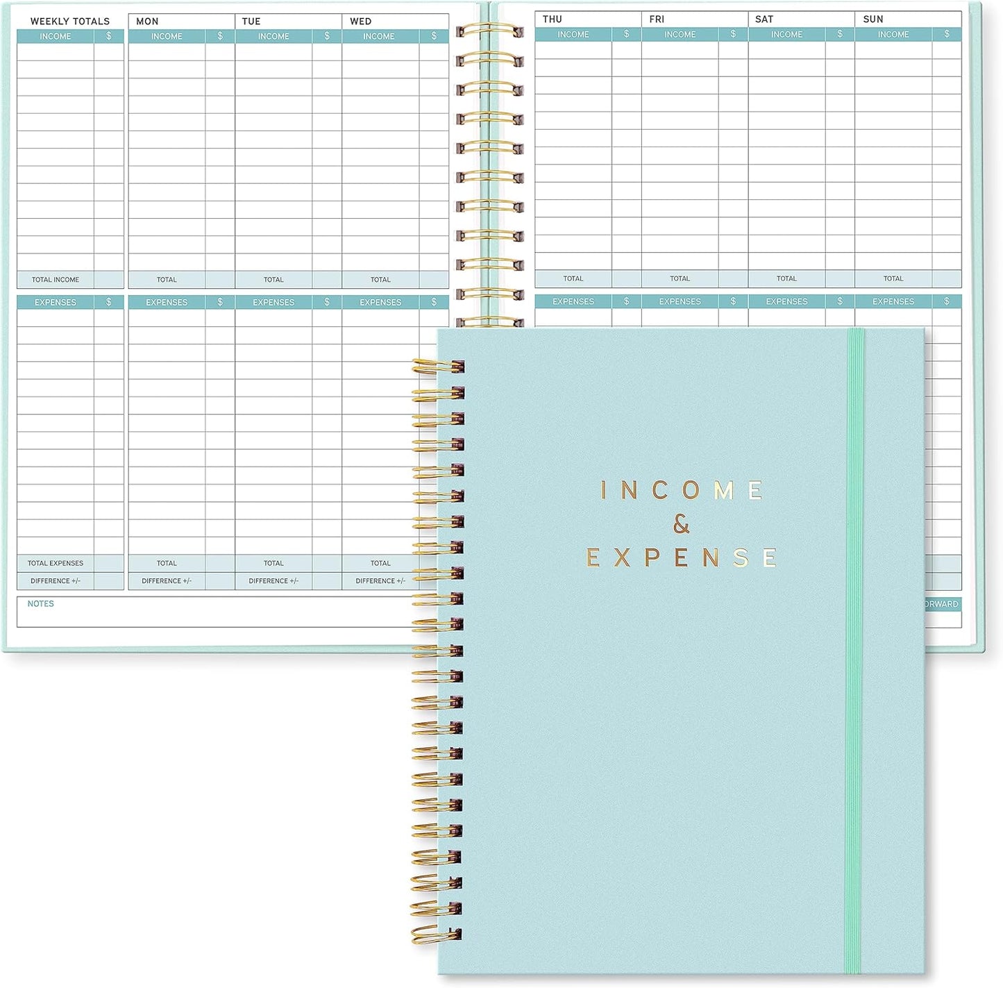 S&O Income Tracker Notebook - Track Expenses & Boost Savings
