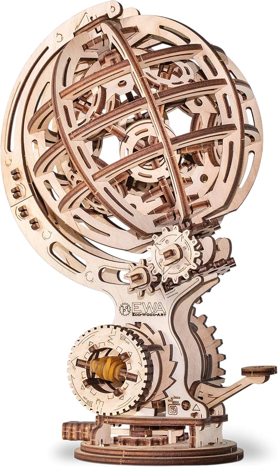 Interactive Kinetic Globe Puzzle
