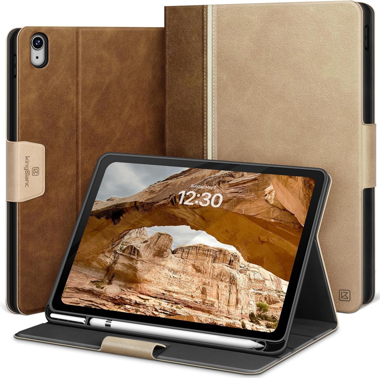 KingBlanc iPad Case for 11-inch 10th Gen with Pencil Holder