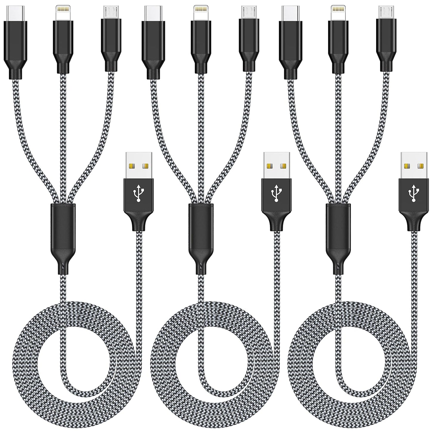 Xnewcable: Rapid 3-in-1 Multi Charger Cord