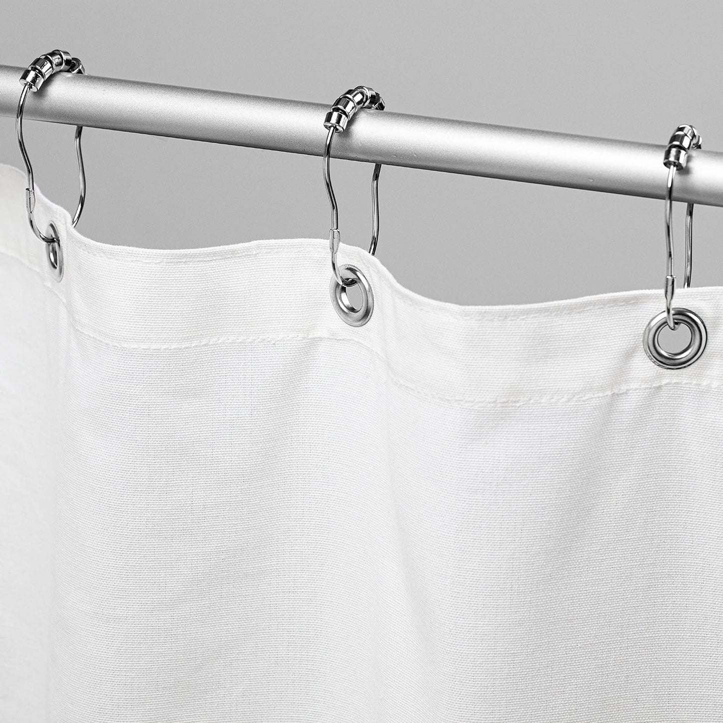 100% Cotton Shower Curtain | All Natural, Versatile Use