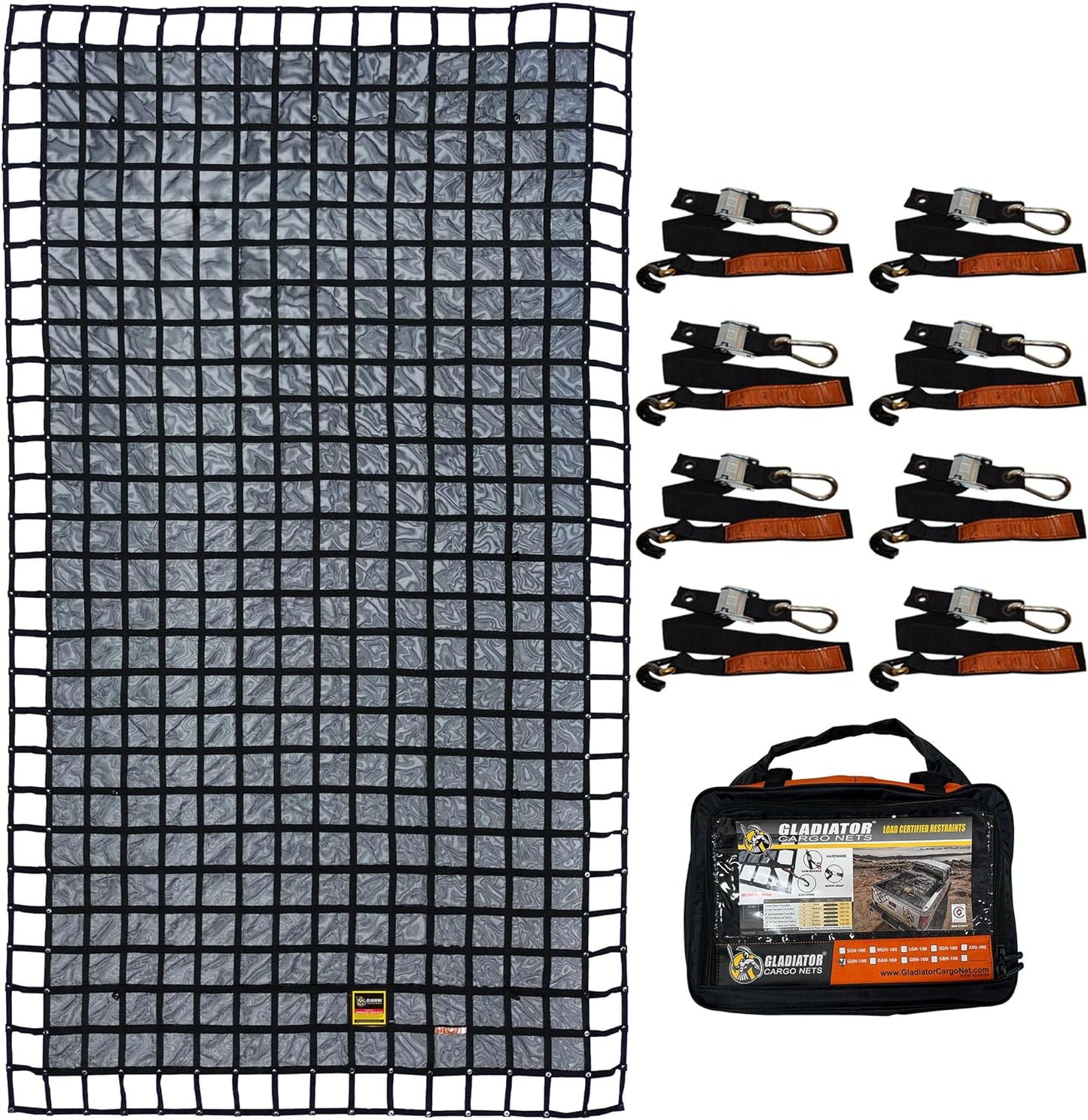 Gladiator Cargo Net - Heavy Duty Truck Cargo Net for Safety