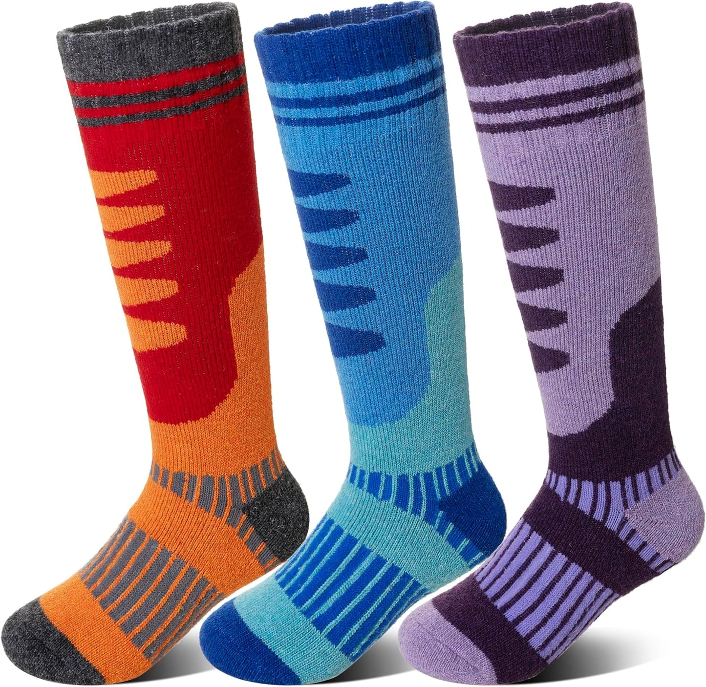 DoSmart Kids Merino Wool Ski Socks - Cozy Warmth!