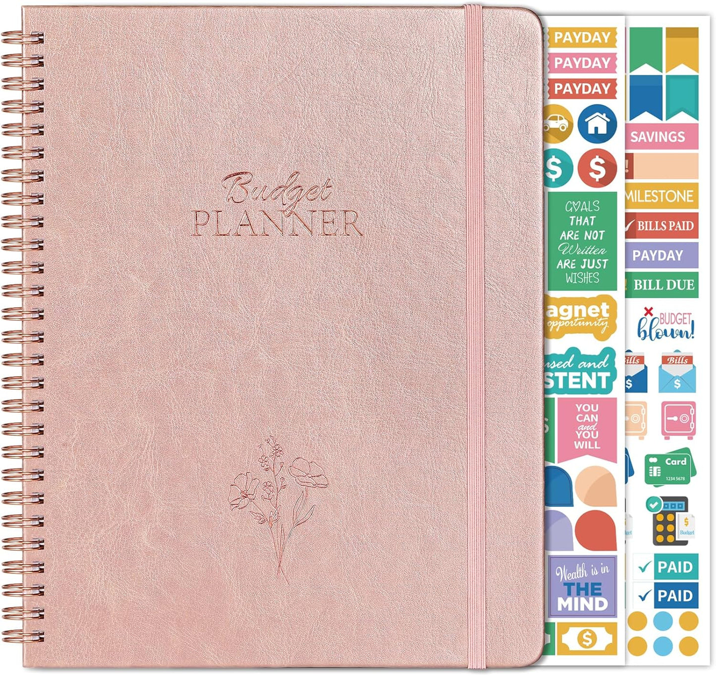 Rose Gold Budget Planner | Take Control of Your Finances