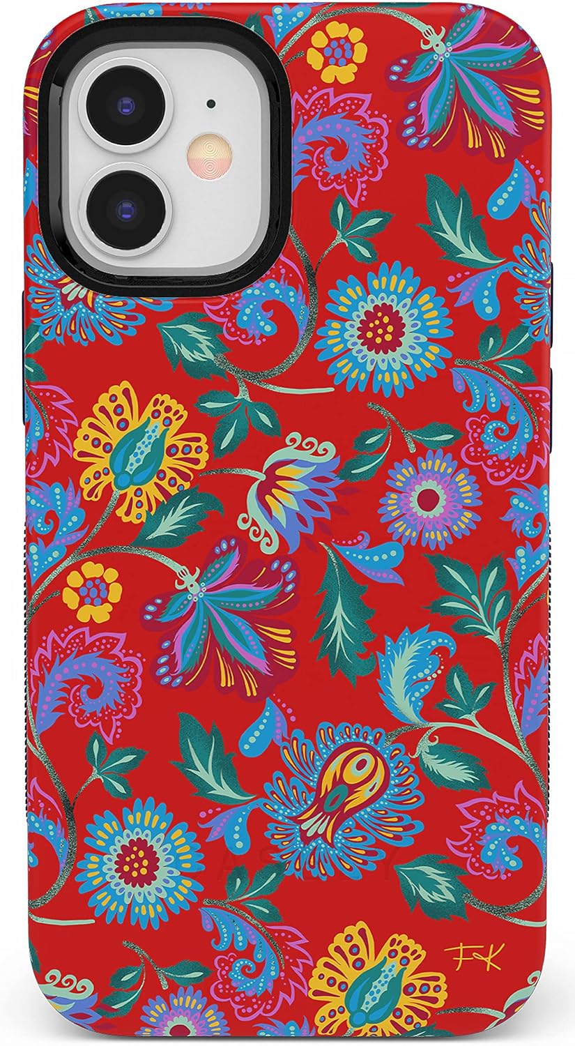 Casely iPhone 12 Mini Case with Frida Kahlo Floral Design