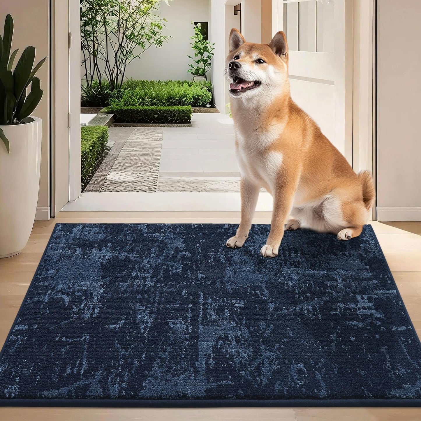 BEQHAUSE Dirt Trapper Door Mat for Muddy Wet Shoes & Paws
