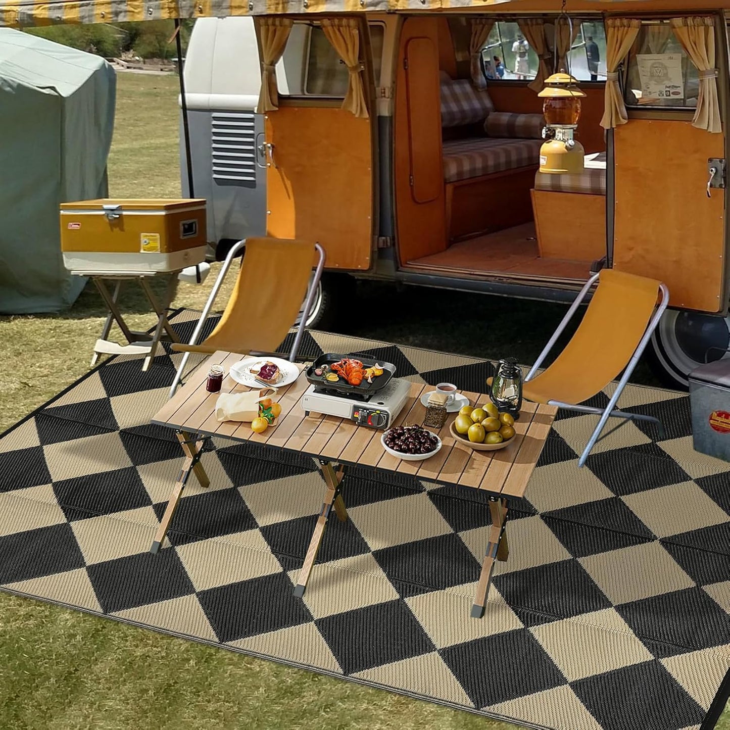 Garvee 8x10 Outdoor Rug Waterproof Reversible Mat for Patio