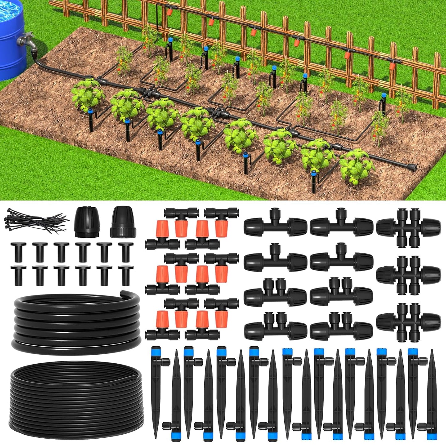 MIXC Greenhouse Micro Drip Irrigation Kit for Efficient Watering