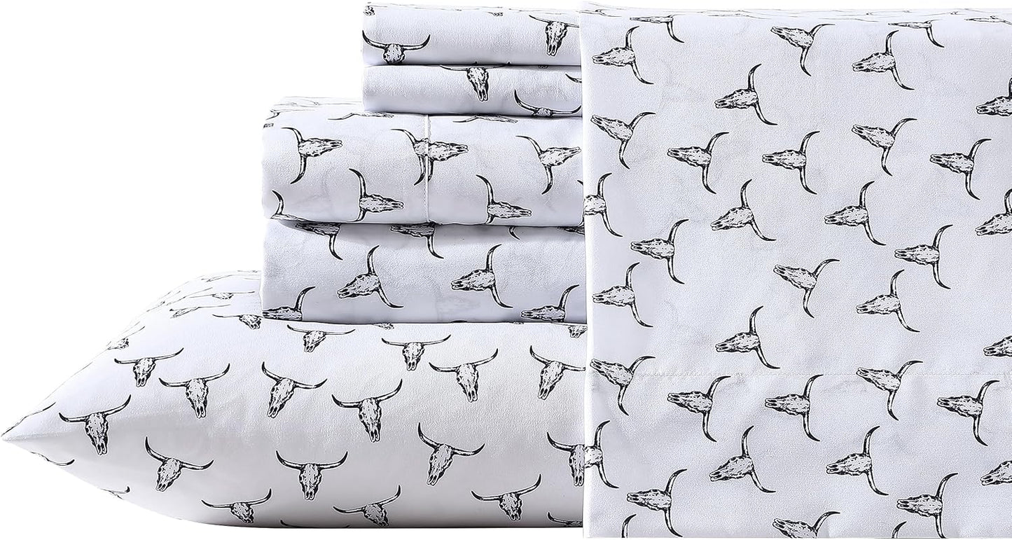 Wrangler King Bed Sheets Set - Ultra-Soft Bedding for Comfort
