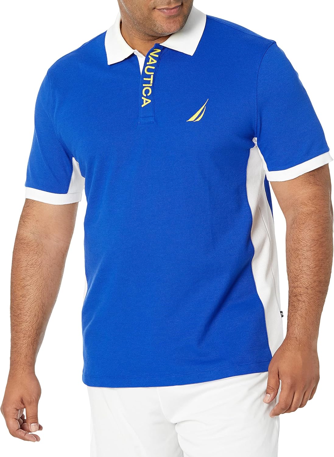 Nautica Men's Performance Color Block Polo