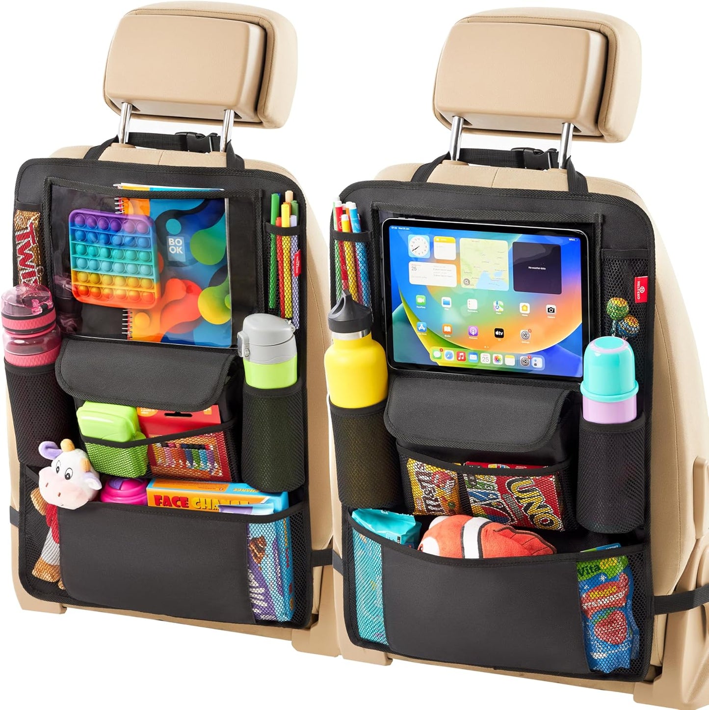 Helteko Car Seat Organizer - Ultimate Backseat Storage Solution