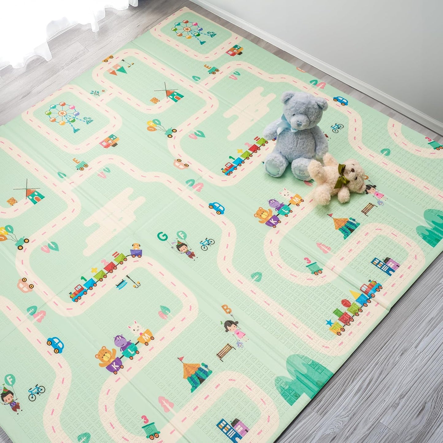 Sorbus Foldable Baby Play Mat - Lightweight Kids Foam Mats