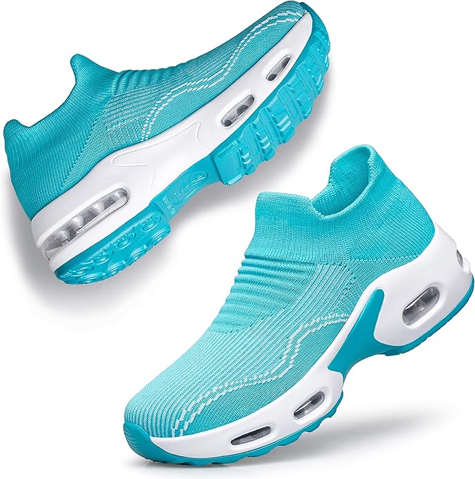 DOUSSPRT Womens Walking Shoes Slip on Sock Sneakers for Comfort