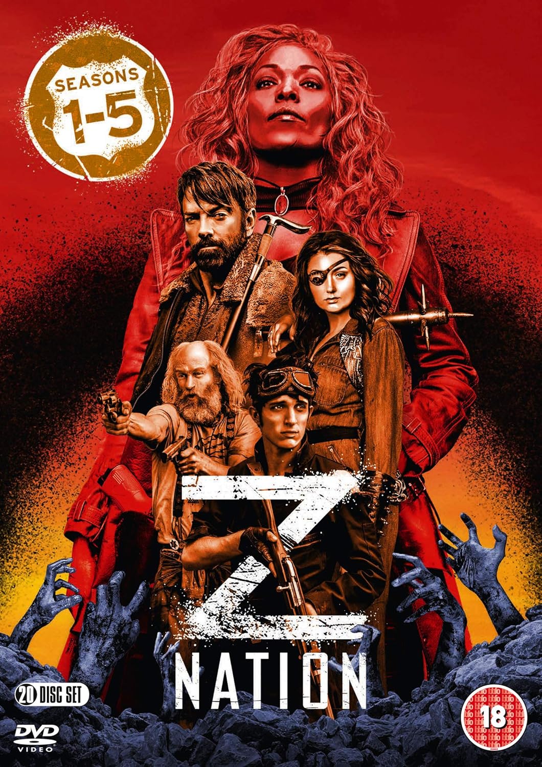 Z Nation: Complete Seasons 1-5 DVD Set for Zombie Fans