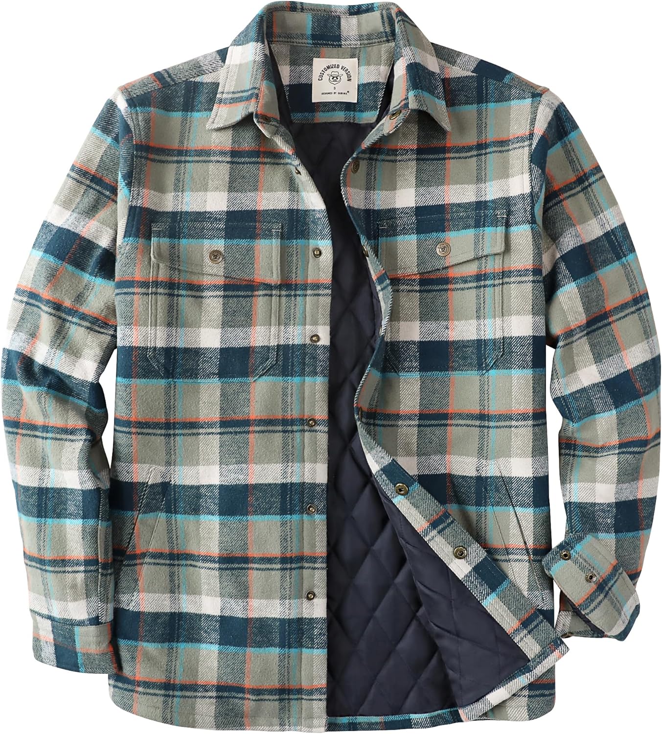 Dubinik Mens Shacket Lightweight Jacket for Cozy Warmth