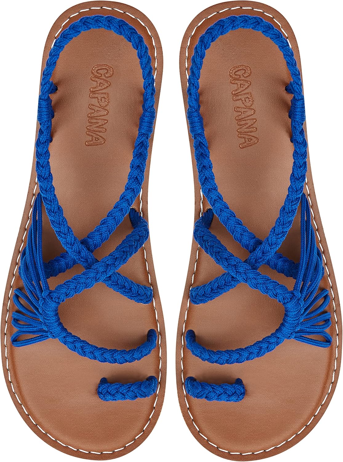 Capana Woven Women's Flat Sandals - Stylish Beach Sandals