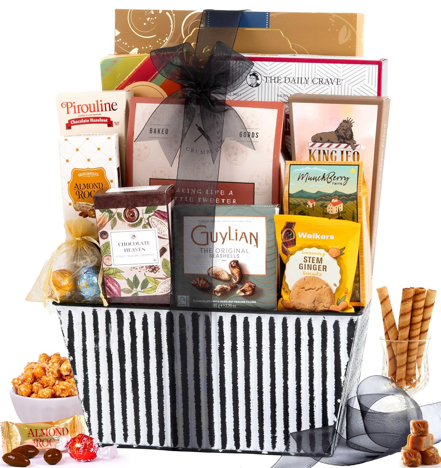 Holiday Snack & Sweets Gift Basket for Families and Friends