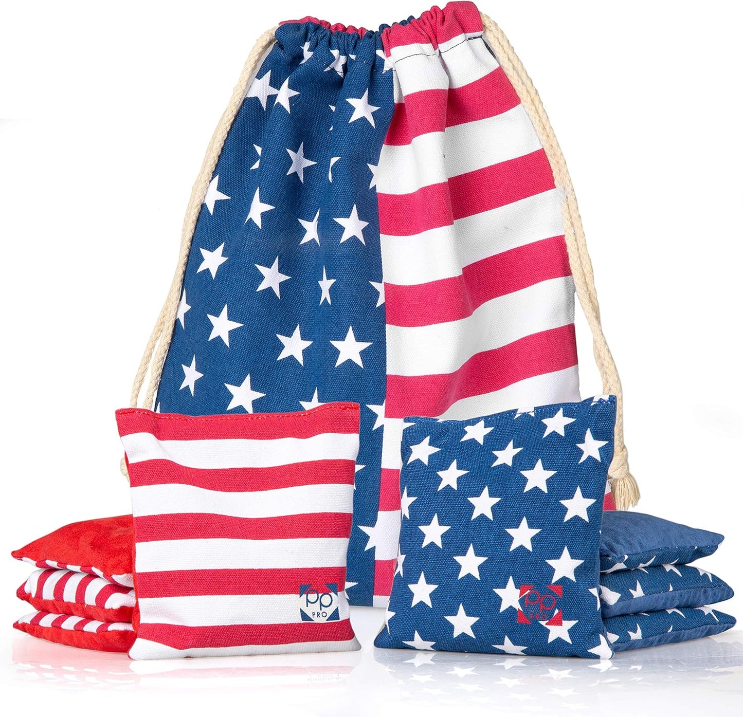 Professional Cornhole Bags Set of 8 for Ultimate Gameplay