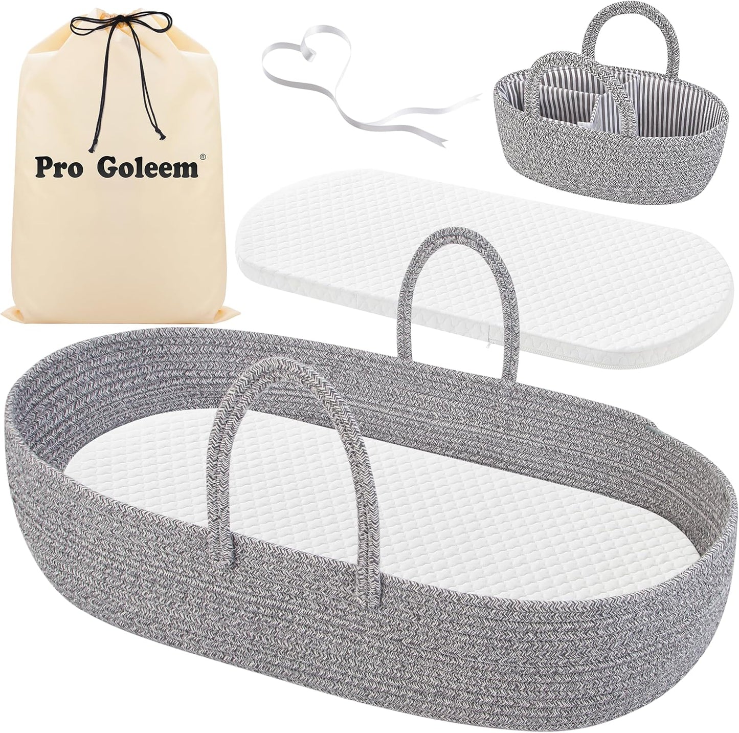 Pro Goleem Baby Diaper Changing Basket for Newborns and Parents