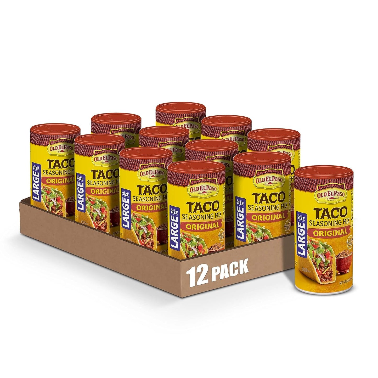 Old El Paso Taco Seasoning Original 6.25 oz Pack of 12