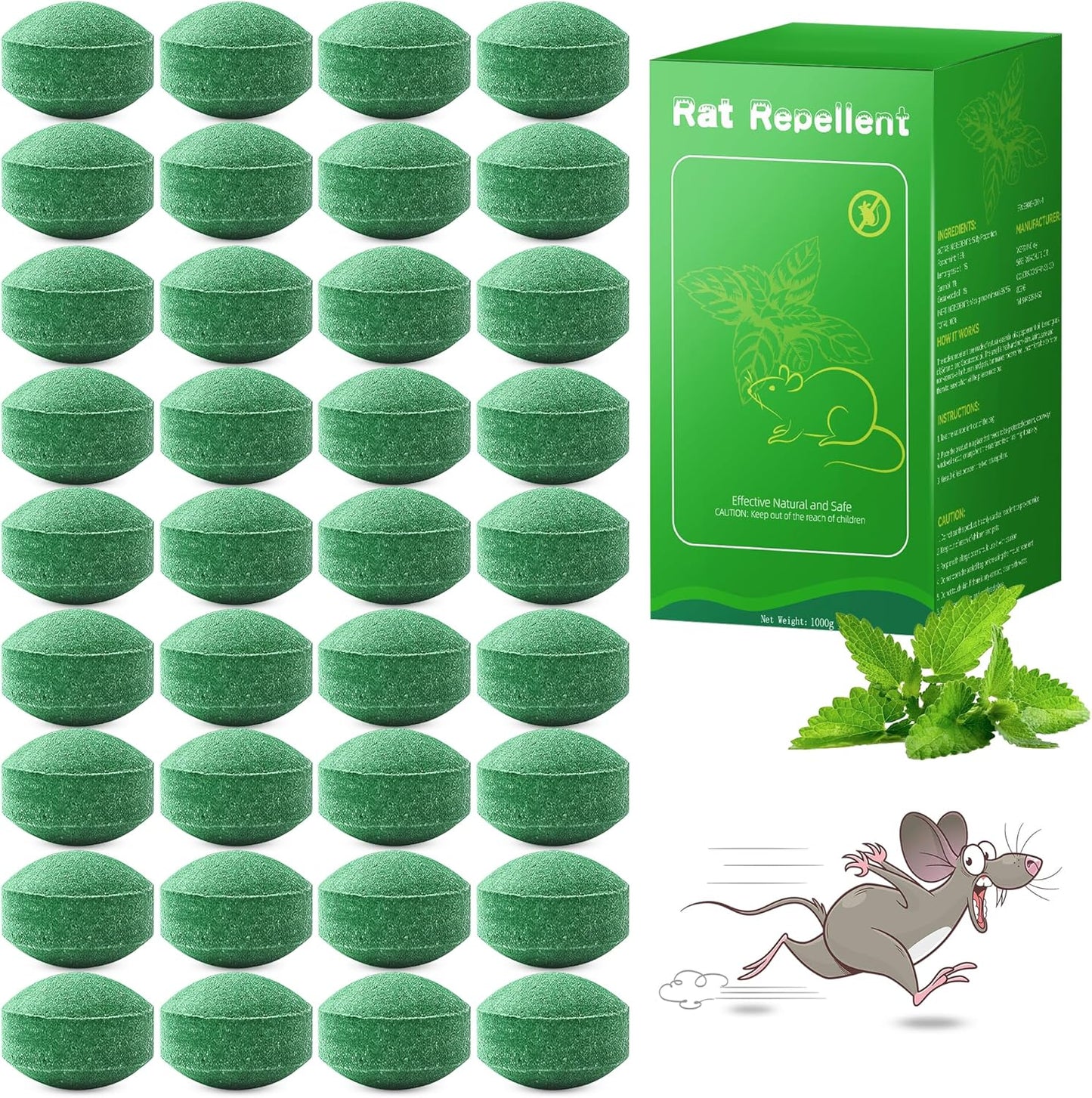 Peppermint Oil Mouse Repellent - 48 Pack - Trihood
