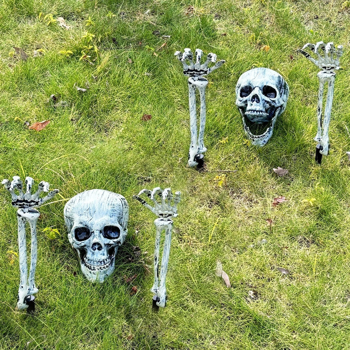 Realistic Halloween Skeleton Groundbreaker Stakes for Yard Decor