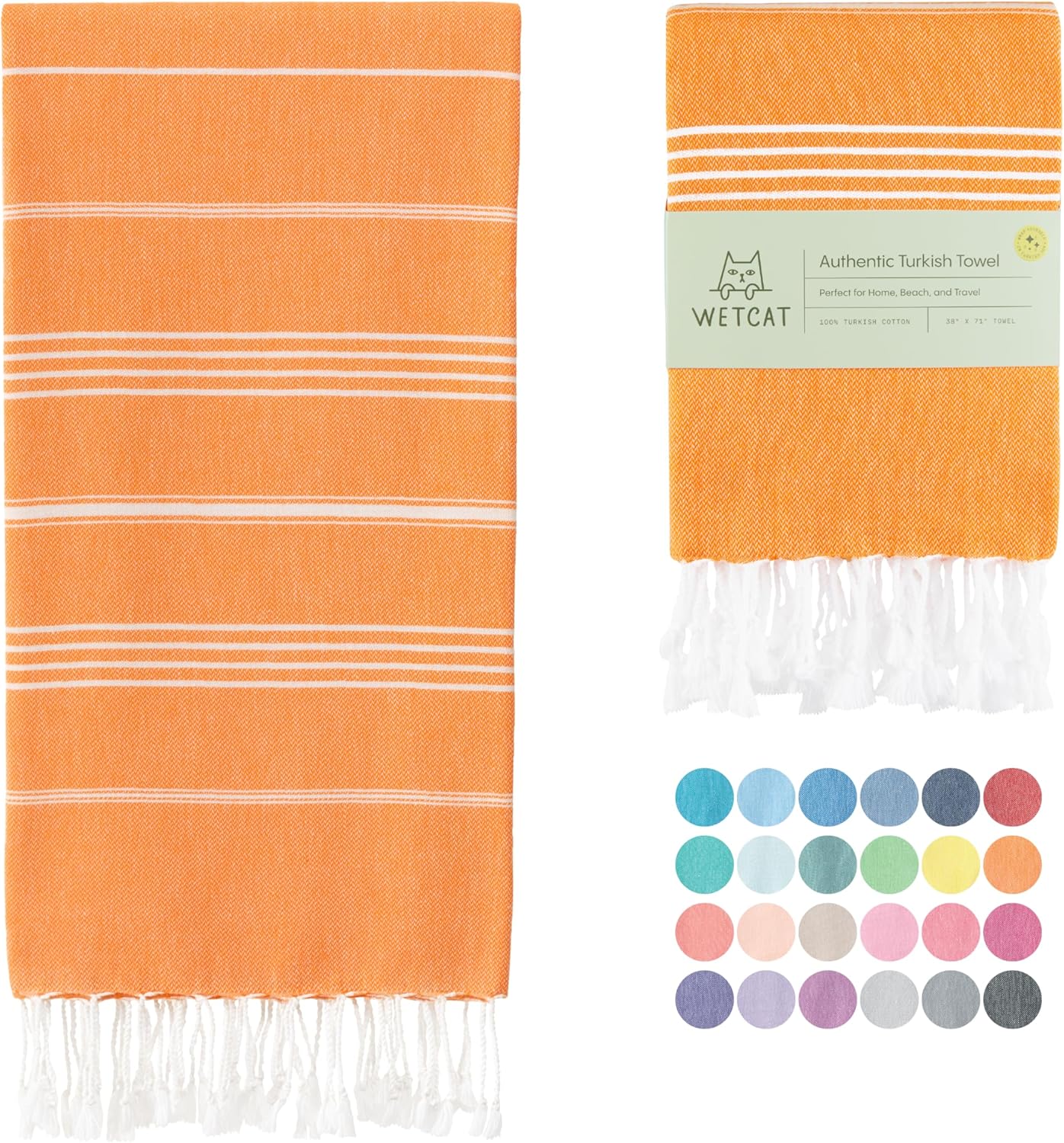 WETCAT Turkish Beach Towel Oversized for Ultimate Comfort