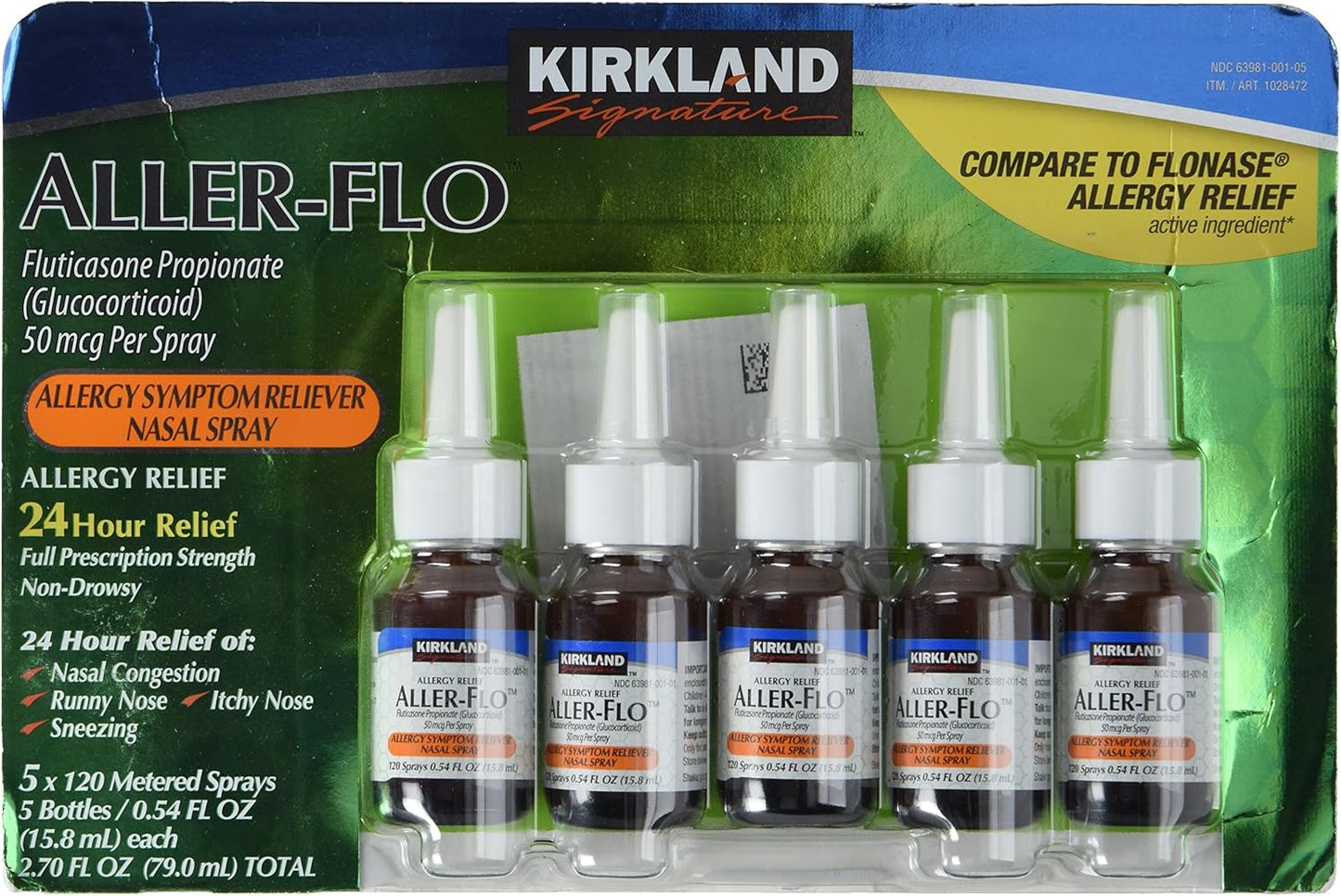 Kirkland Aller-Flo Fluticasone Propionate Allergy Relief Spray