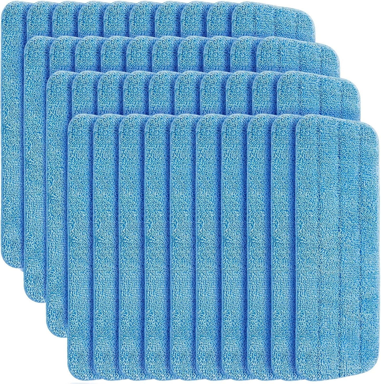 Gandeer 40pk Microfiber Mop Pads - Reusable & Washable