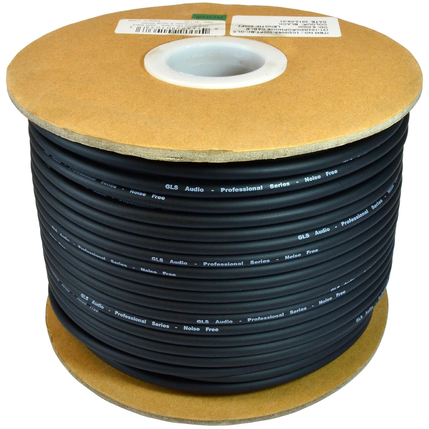GLS Audio Bulk Microphone Cable 300ft for Superior Sound Quality