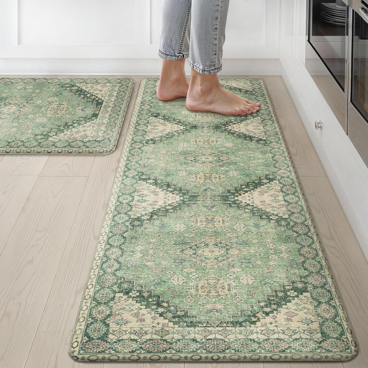 GENIMO Kitchen Mats for Floor - Non Slip Washable Comfort Rug