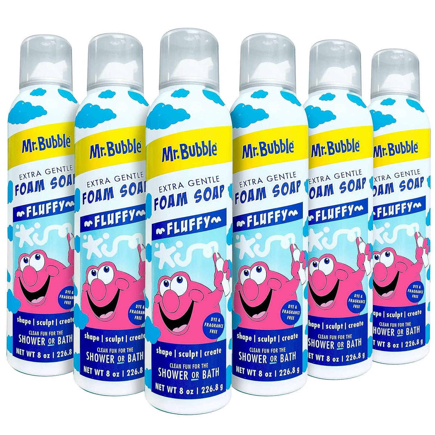 Mr. Bubble Extra Gentle Foam Soap - Fun Kids Hand and Body Wash