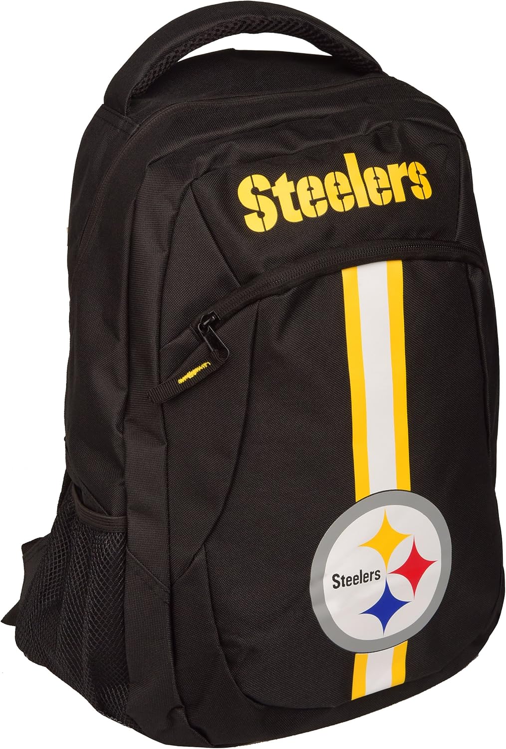 FOCO Pittsburgh Steelers NFL Action Backpack for Fans on the Go