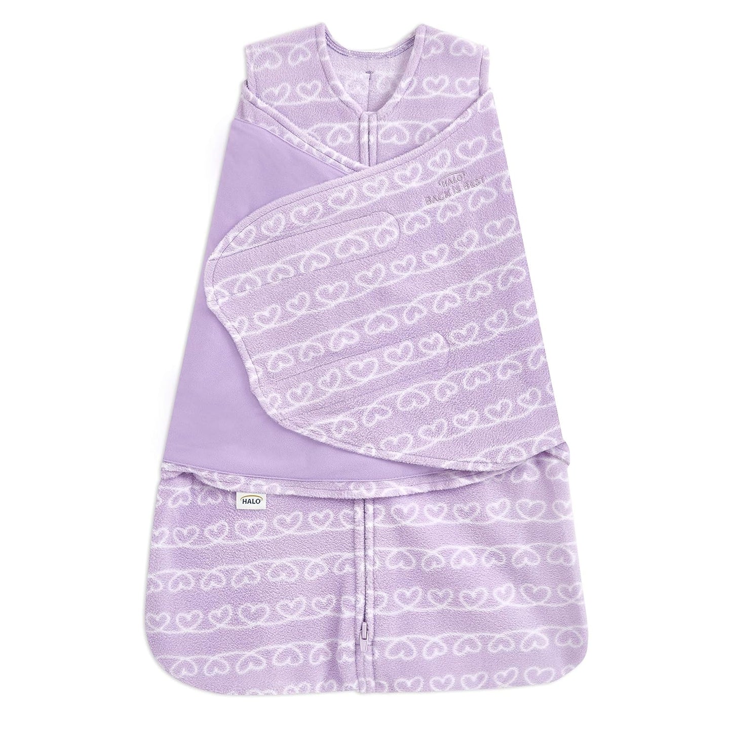 HALO Micro-Fleece Sleepsack Swaddle for Newborns, TOG 3.0