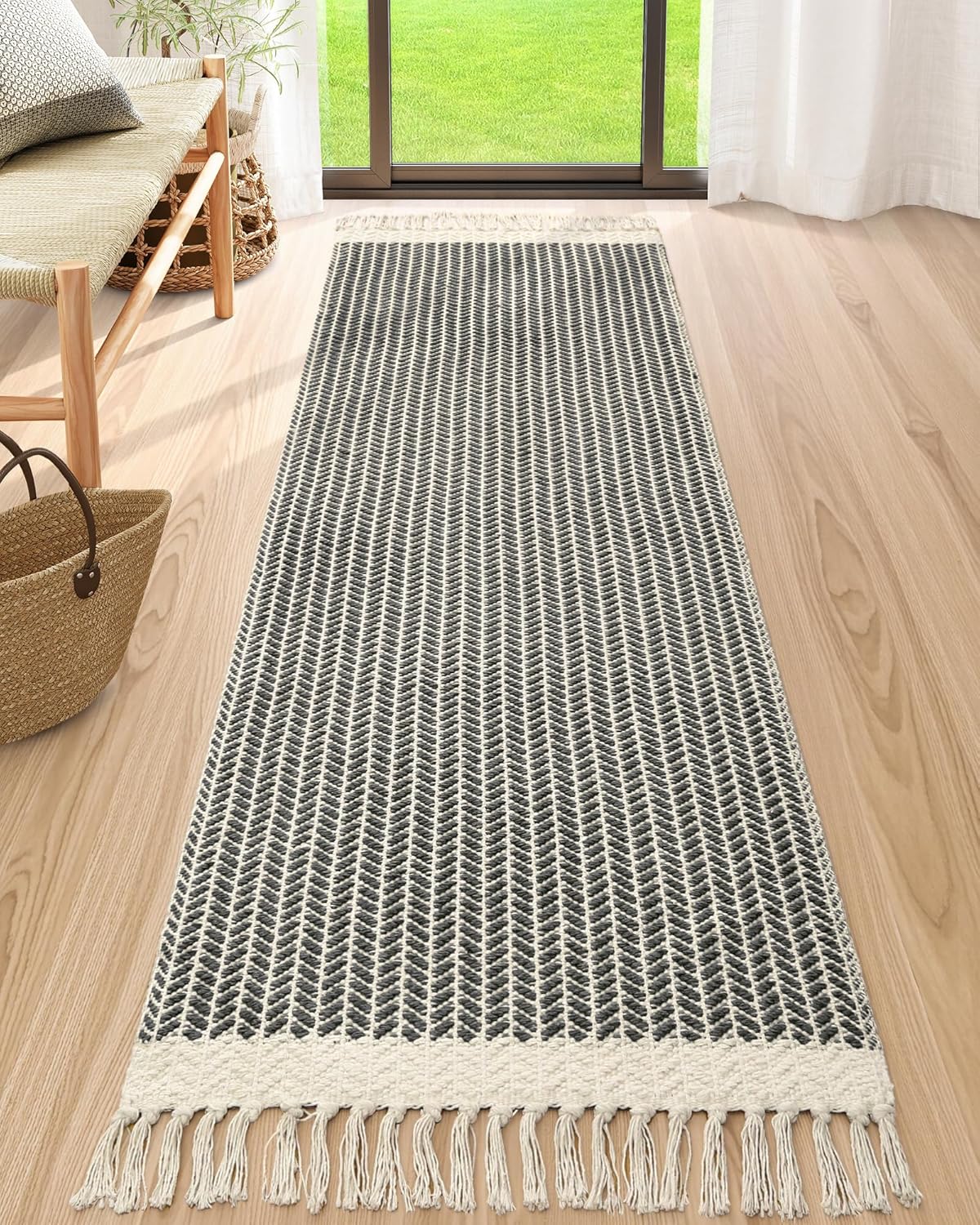 Lahome Boho Kitchen Runner Rug for Entryway and Hallway