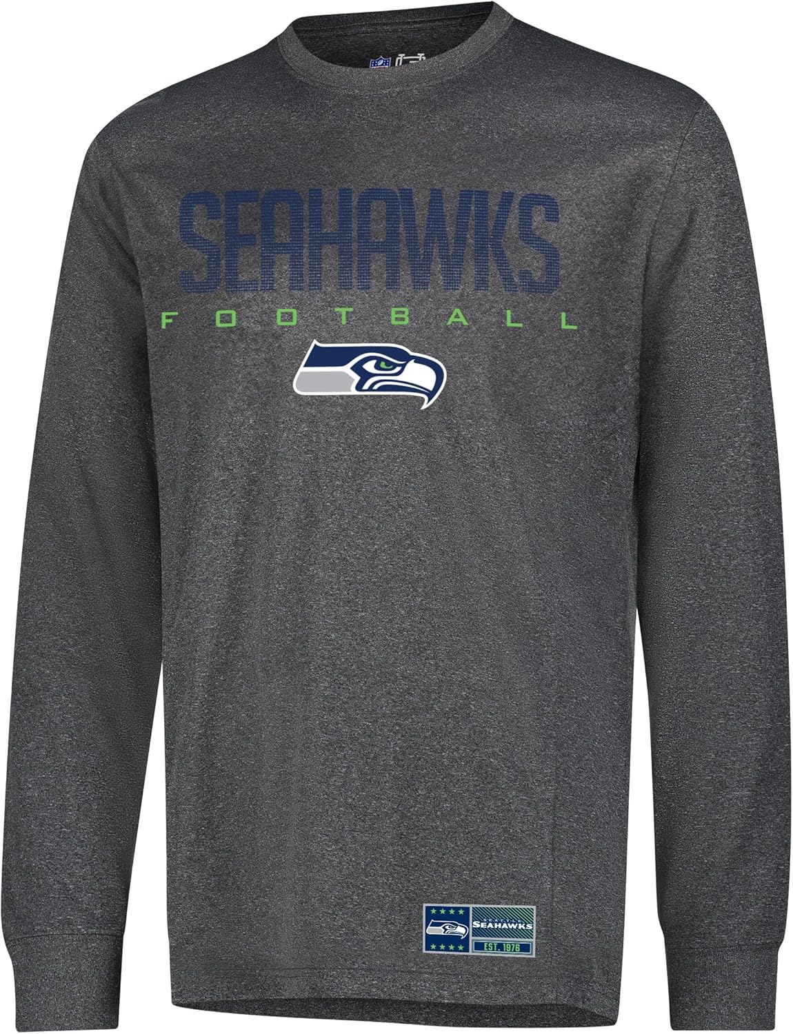 Ultra Game Men's NFL Long Sleeve T-Shirt for Game Day Comfort