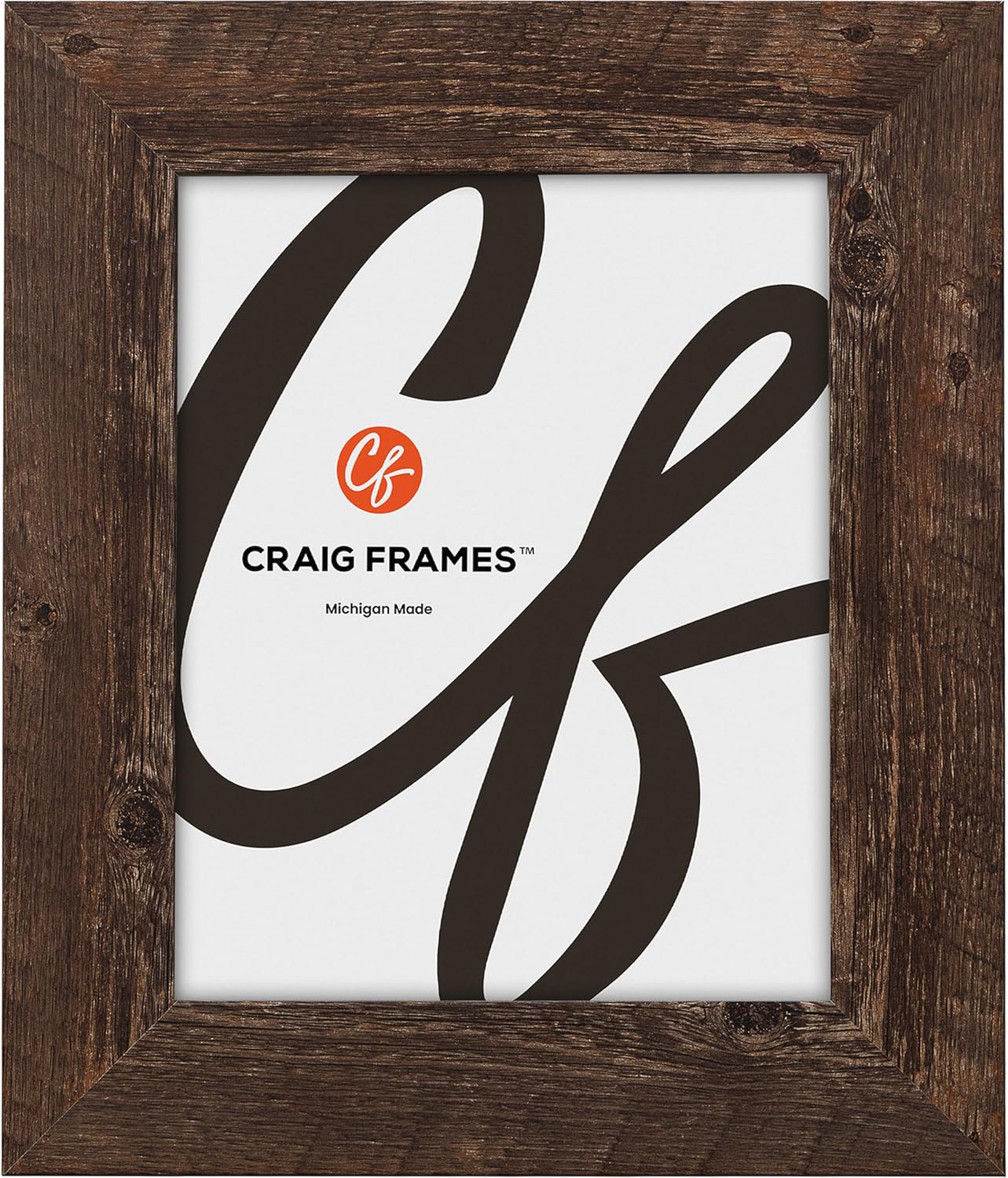 Craig Frames American Barn 9x11 Picture Frame with Rustic Style